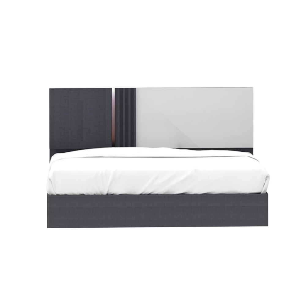 ชุดห้องนอน 6 ฟุต WISDOM DESIGN FURNITURE รุ่น MARTIN สีเทา_2